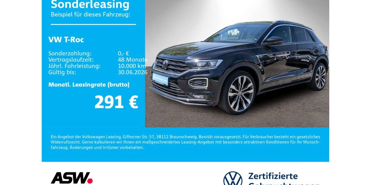VW T-Roc 43.700 km 26.430 &euro; Neckarsulm 74172