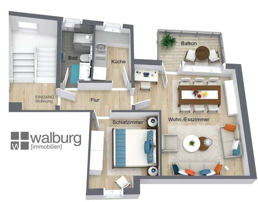 Wohnung zum Mieten in Haselünne 490 € 54.67 m²