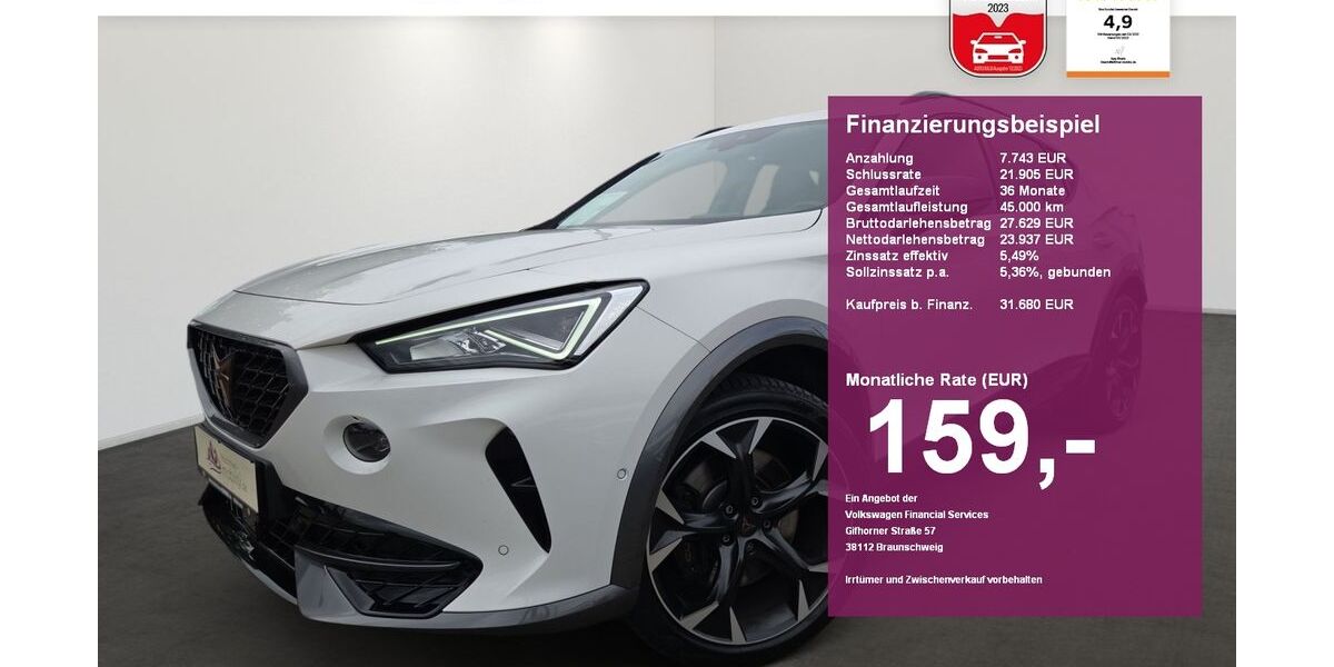 Cupra Formentor 21.800 km 31.680 &euro; Albbruck 79774