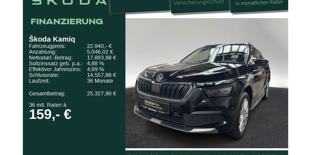 Skoda Kamiq 72.506 km 21.720 &euro; Neu-Ulm 89231