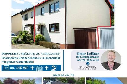Familienfreundliche DHH mit großem Garten in Huchenfeld zu verkaufen!