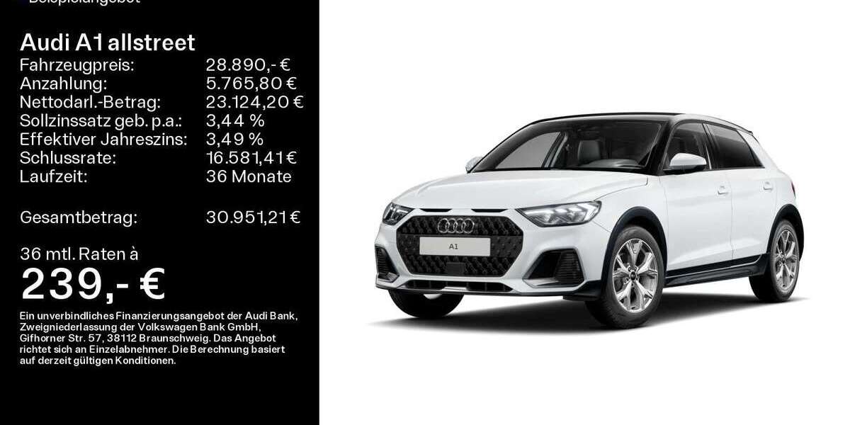 Audi A1 3.087 km 28.890 &euro; Hofheim 65719