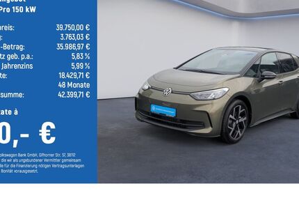 VW ID.3 2.863 km 39.750 &euro; Braunschweig 38124