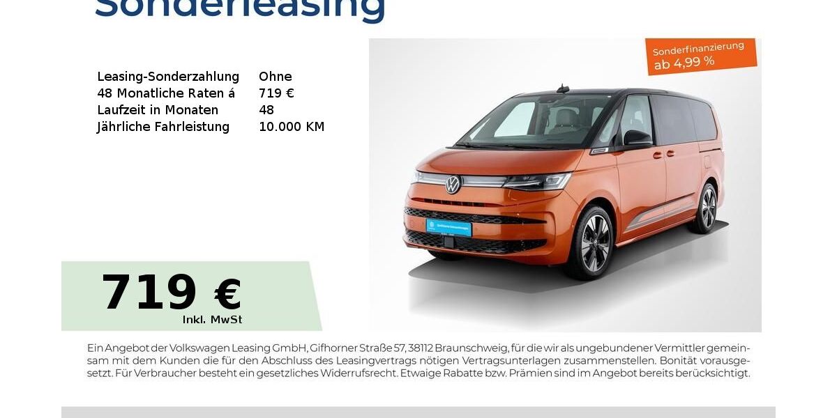 VW T7 Multivan 1.250 km 69.615 &euro; Nürnberg 90441