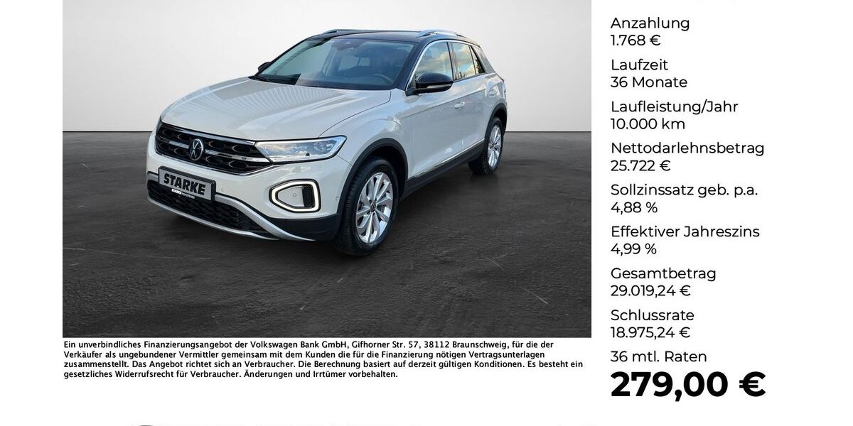 VW T-Roc 16.661 km 27.330 &euro; Georgsmarienhütte (Osnabrück) 49124