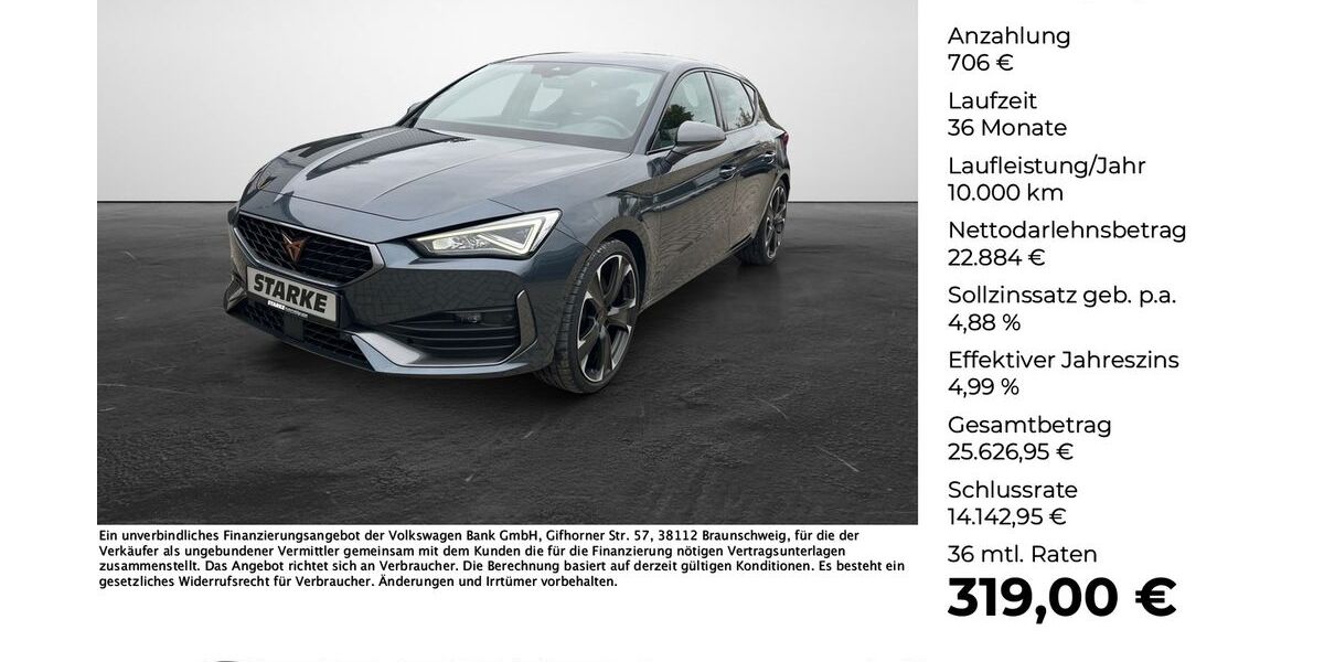 Cupra Leon 51.889 km 23.330 &euro; Georgsmarienhütte (Osnabrück) 49124