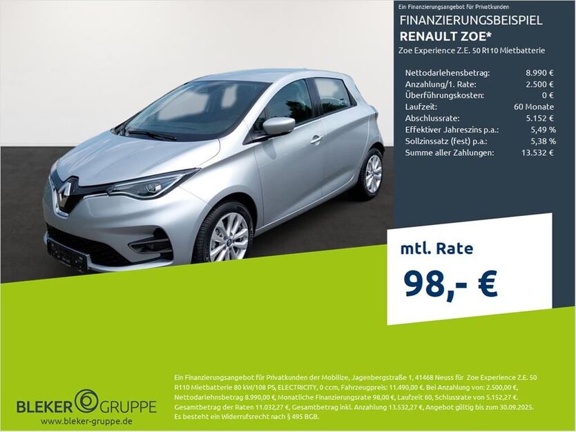Renault ZOE 20.259 km 11.180 € Borken 46325