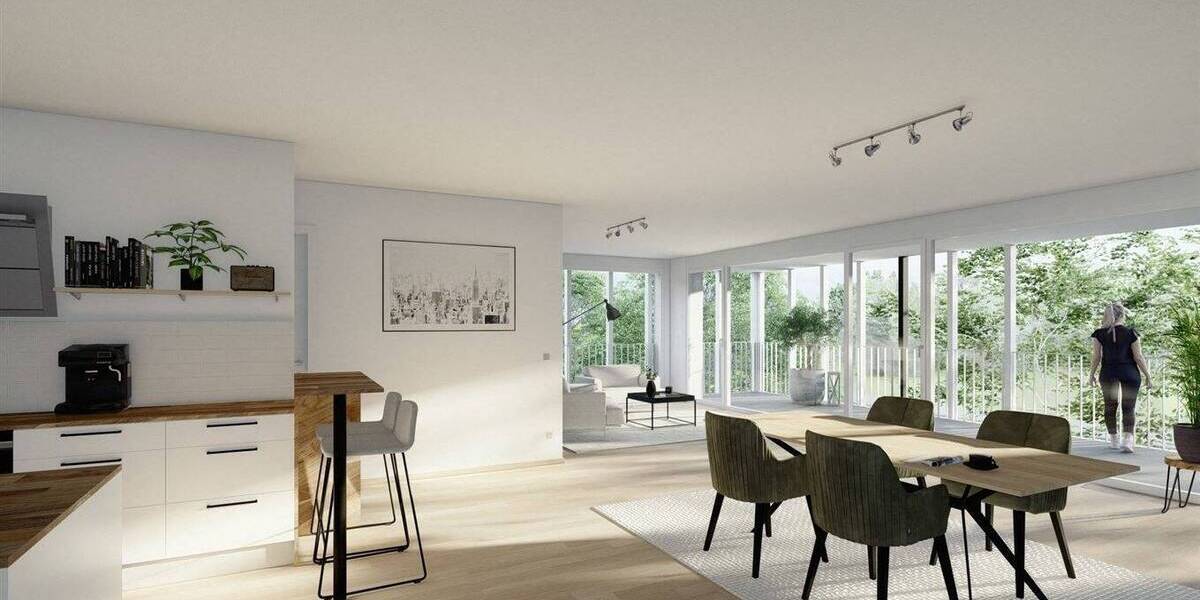 Nahe Zentrum: Barrierefreie 3-Zimmer-Wohnung mit schönem Balkon 3 zimmer