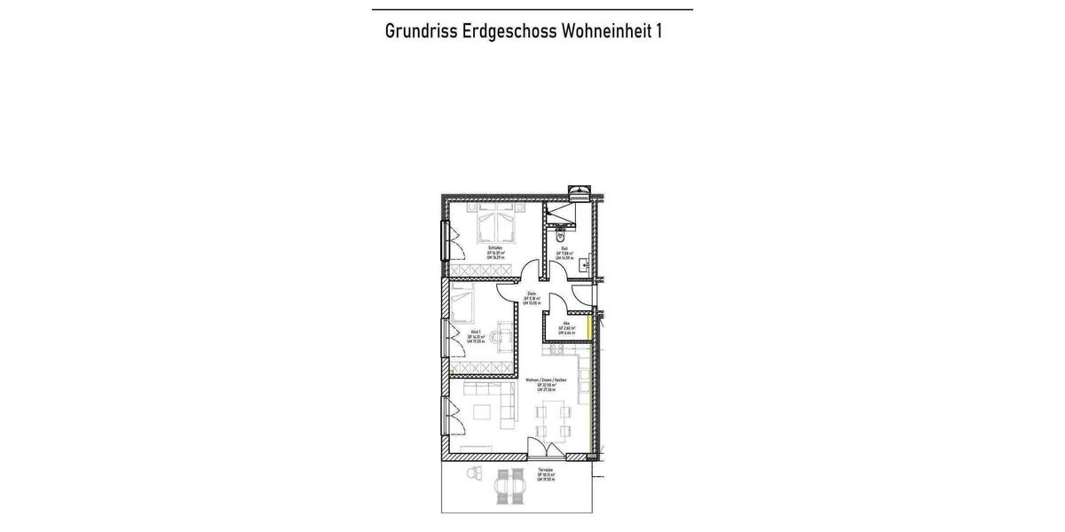 Etagenwohnung Konz Obermennig - 3 Zimmer, 81 m&sup2;, 980&euro; | Angebot:26879109