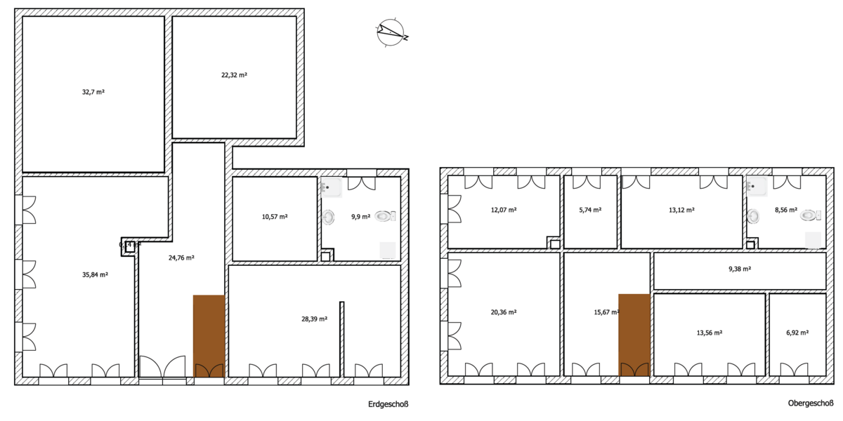 Fachwerkhaus mit 2 Wohnungen und Gewerbe - Mehrfamilienhaus, Wohnhaus Weißenborn/Erzgebirge Erzgebirge | Angebot:26567240