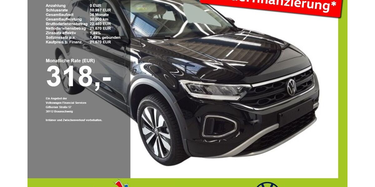 VW T-Roc 5.000 km 21.590 &euro; Mainburg 84048