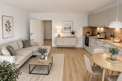 Wohnung Hochheim am Main - 3 Zimmer, 60 m&sup2;, 1.090&euro; | Angebot:26423076
