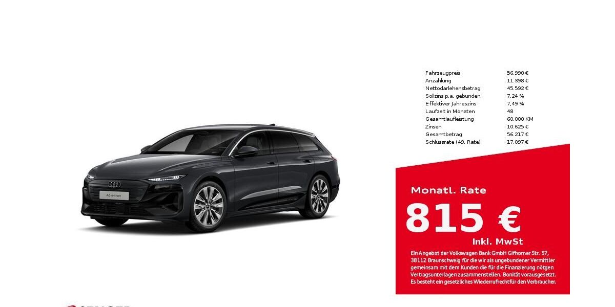 Audi A6 e-tron 8.005 km 56.990 &euro; Lingen 49809