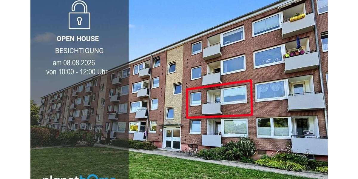 Etagenwohnung Lübeck Sankt Lorenz Nord - 3 Zimmer, 63 m&sup2;, 169.000&euro; | Angebot:27127646