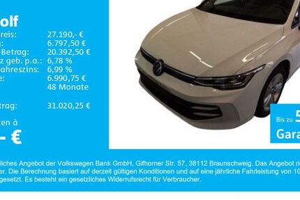 VW Golf 17.300 km 27.190 € Gersthofen 86368