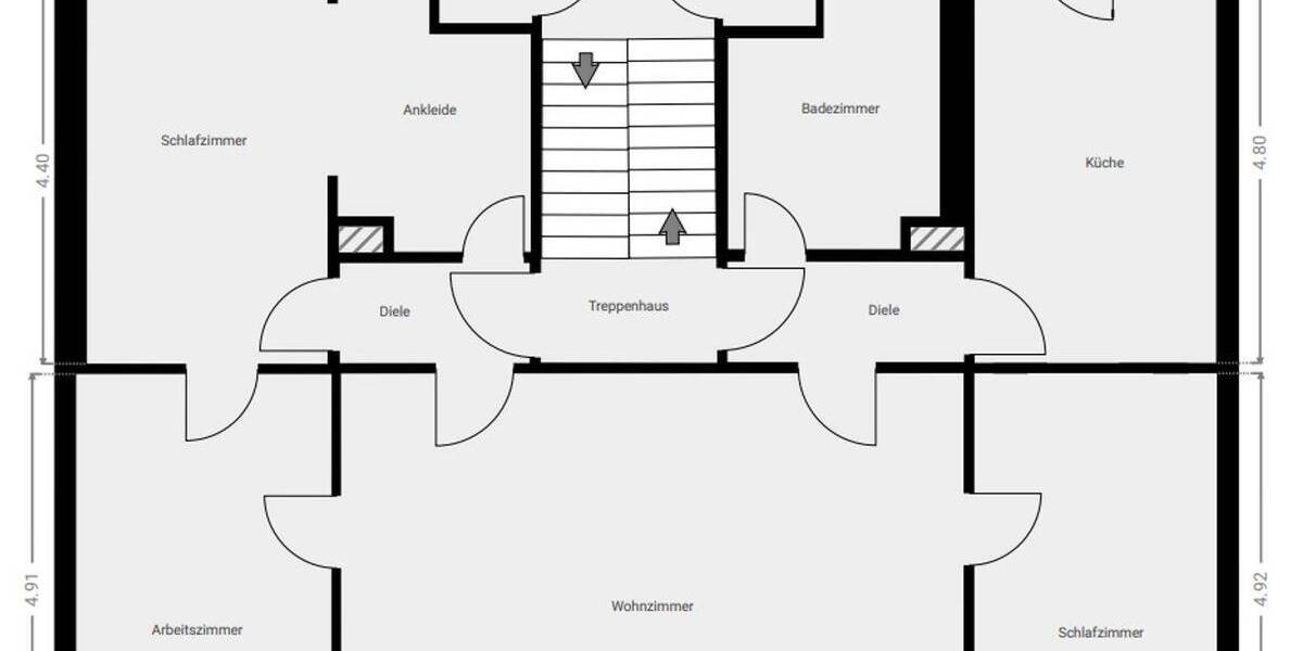 Etagenwohnung Nürnberg Gostenhof - 4 Zimmer, 111 m&sup2;, 395.000&euro; | Angebot:26359406