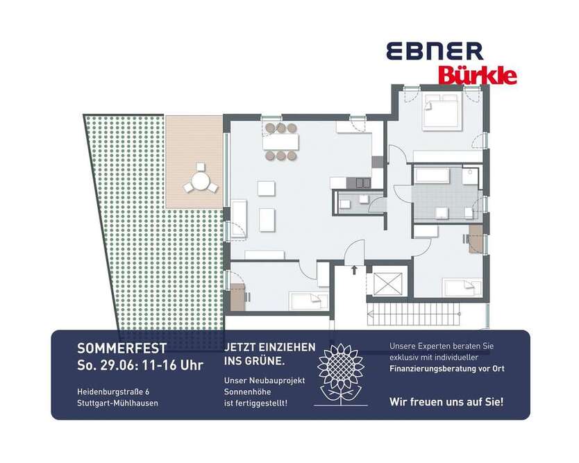 Wohnung zum Kaufen in Stuttgart 689.800 € 115.97 m²