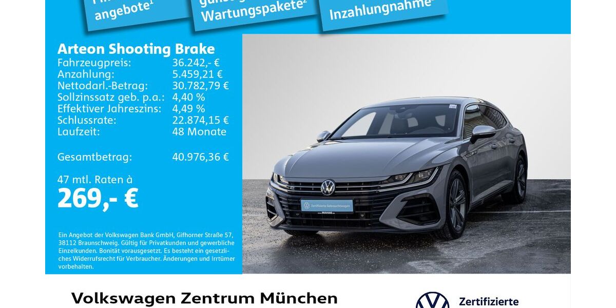 VW Arteon 15.122 km 36.242 &euro; München 80687