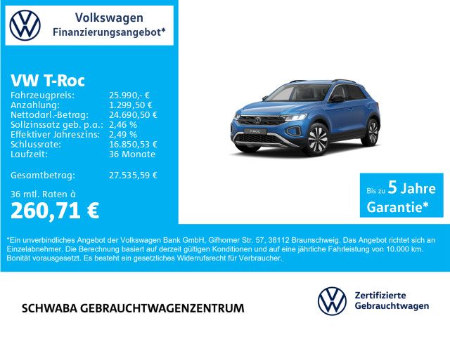 VW T-Roc 16.100 km 25.180 &euro; Gersthofen 86368