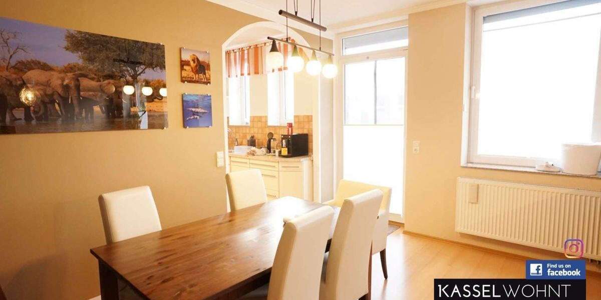 Etagenwohnung Kassel Mitte - 4 Zimmer, 120 m&sup2;, 295.000&euro; | Angebot:25628462