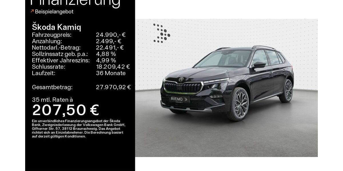 Skoda Kamiq 6.000 km 24.990 &euro; Bad Kissingen 97688