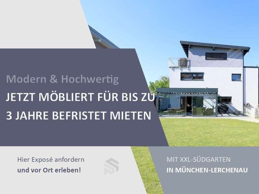 MÖBLIERT FÜR BIS ZU 3 JAHRE | Hochwertig & Modern mit XXL-Südgarten
