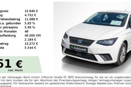 Seat Ibiza 36.350 km 15.640 &euro; Nürnberg 90431