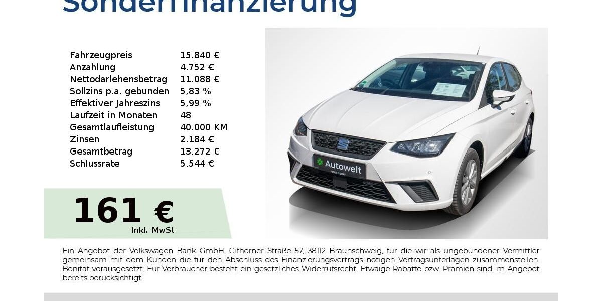 Seat Ibiza 36.350 km 15.640 &euro; Nürnberg 90431