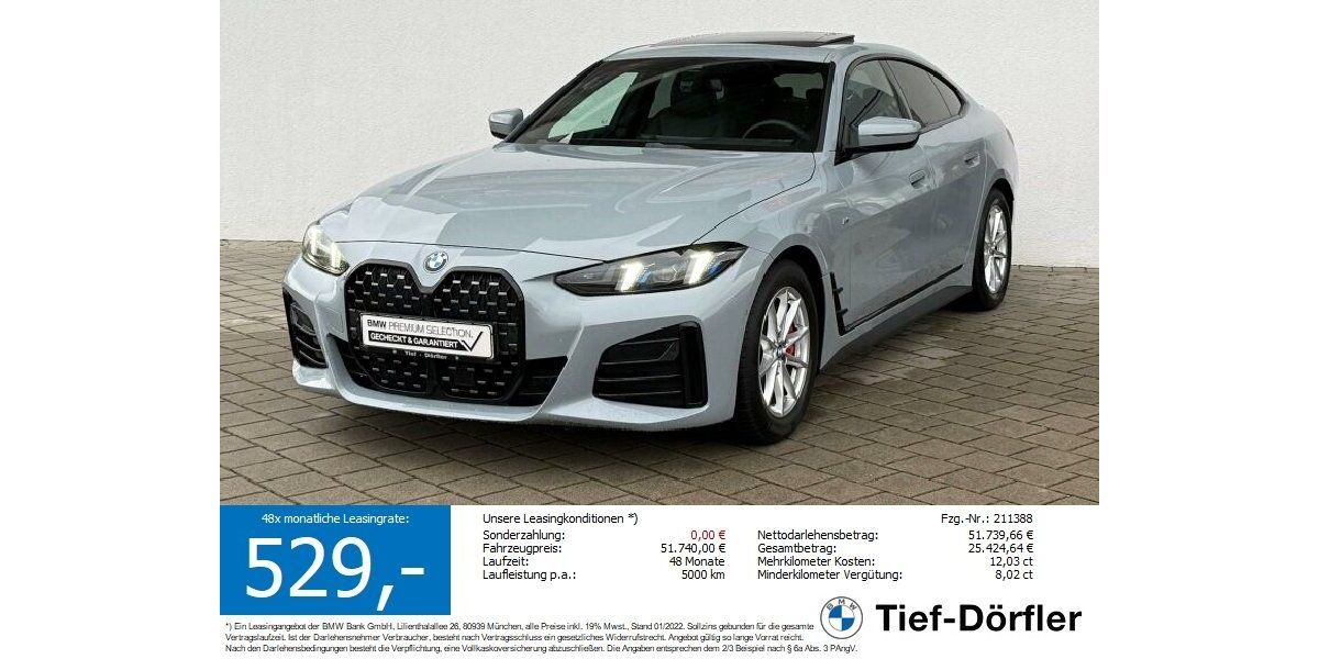 BMW 430 Gran Coupé 25.950 km 51.440 &euro; Marktsteft 97342