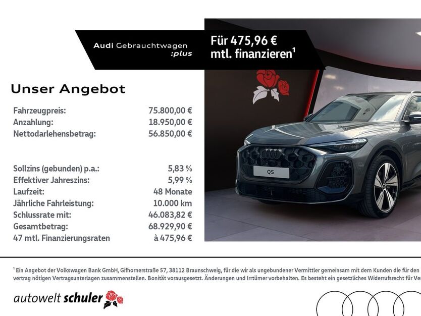 Audi Q5 1.009 km 75.800 € Villingen-Schwenningen 78052