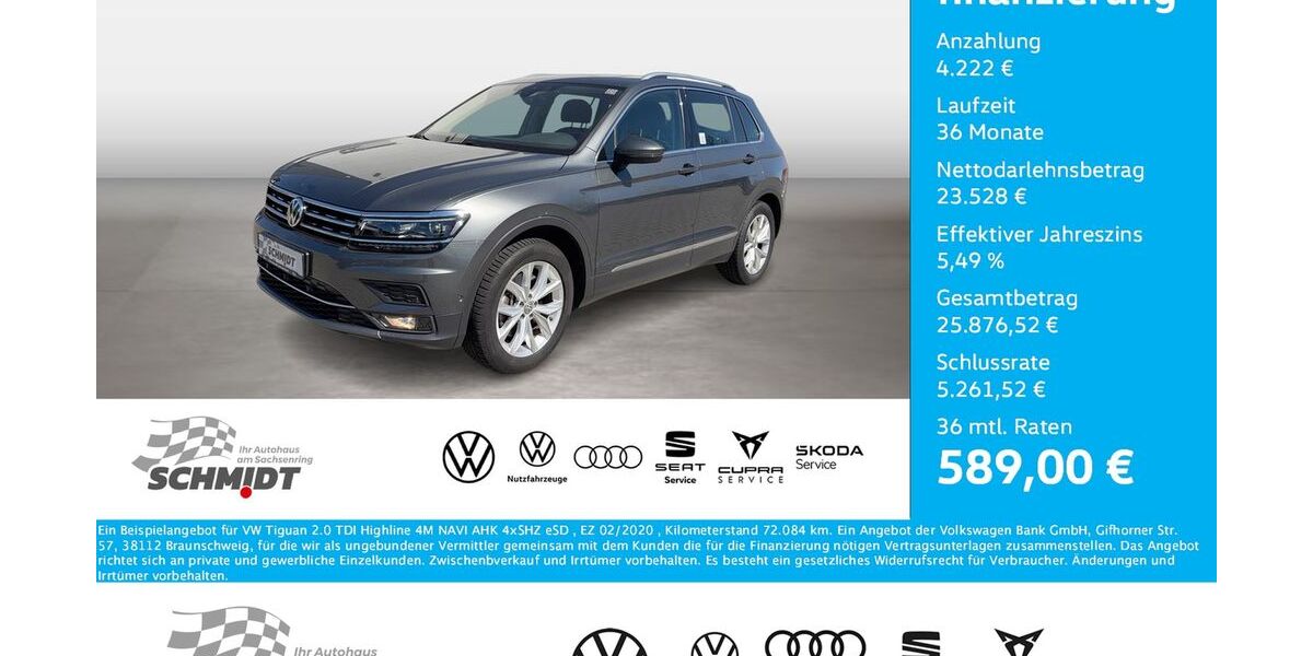 VW Tiguan 72.084 km 27.750 &euro; Bernsdorf 09337