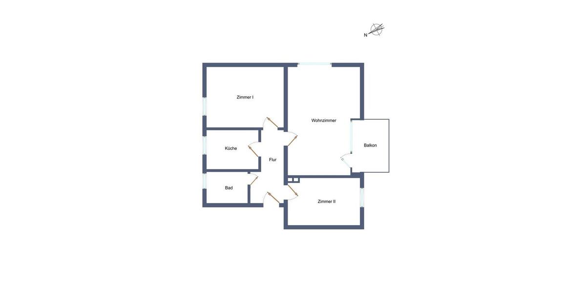 Hochparterre Dörpstedt - 3 Zimmer, 67 m&sup2;, 771&euro; | Angebot:26251111