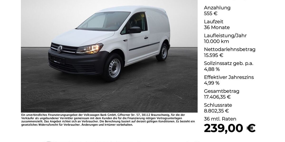 VW Caddy 38.755 km 15.890 &euro; Ibbenbüren 49477