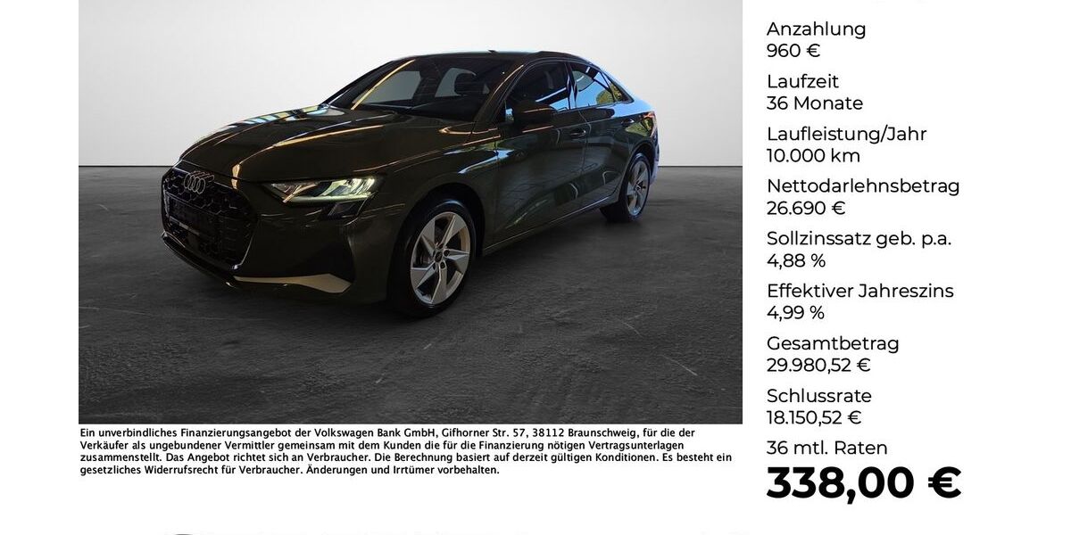 Audi A3 6.266 km 26.890 &euro; Ibbenbüren 49477