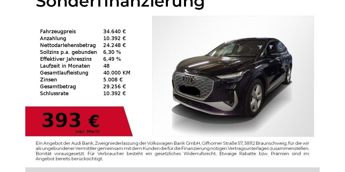 Audi Q4 e-tron 70.900 km 33.980 &euro; Höchstadt an der Aisch 91315