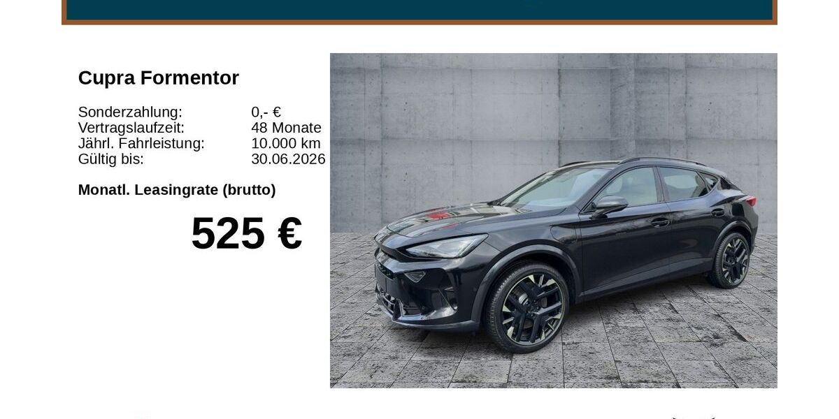 Cupra Formentor 4.000 km 48.290 &euro; Mitterteich 95666