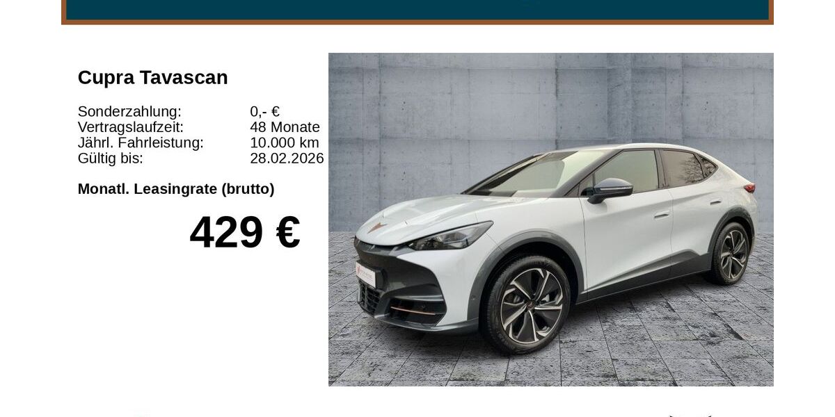 Cupra Tavascan 1.500 km 44.990 &euro; Scheßlitz 96110