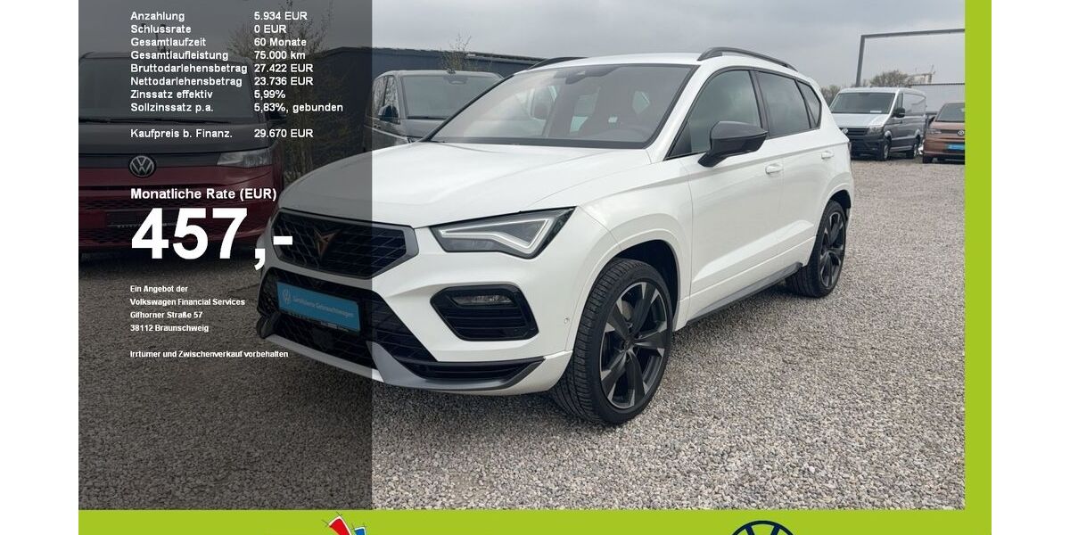 Cupra Ateca 45.000 km 29.170 &euro; Mainburg 84048