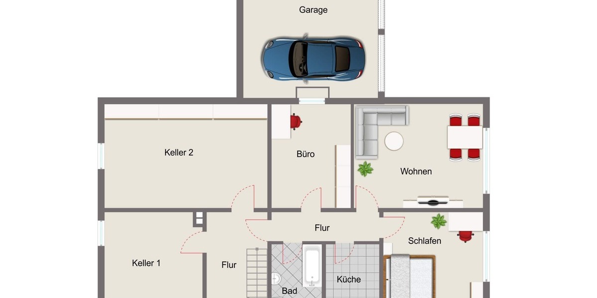 Wohnen auf einer Ebene mit Einliegerwhg. - Bungalow Hildesheim Neuhof | Angebot:27009097