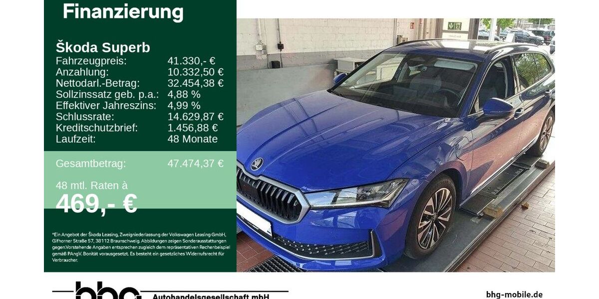 Skoda Superb 7.802 km 41.330 &euro; Freiburg 79115