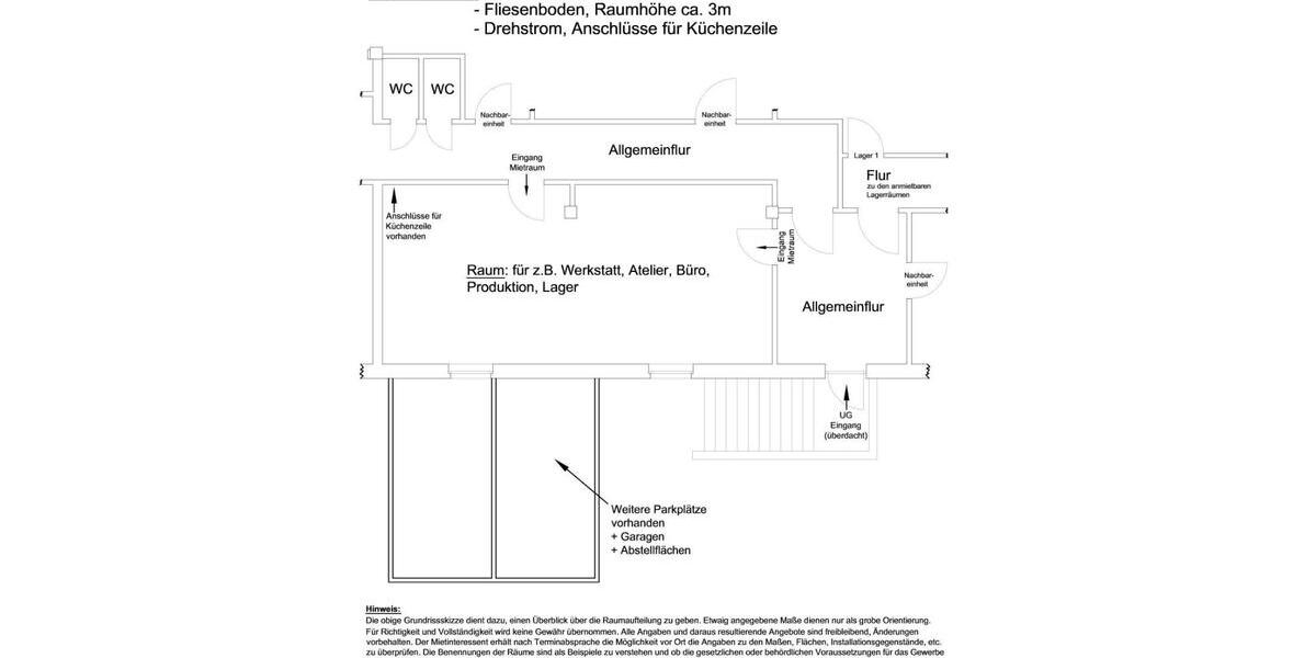 Gewerbeobjekt Heilbronn Kernstadt - 1.190&euro; | Angebot:25510373