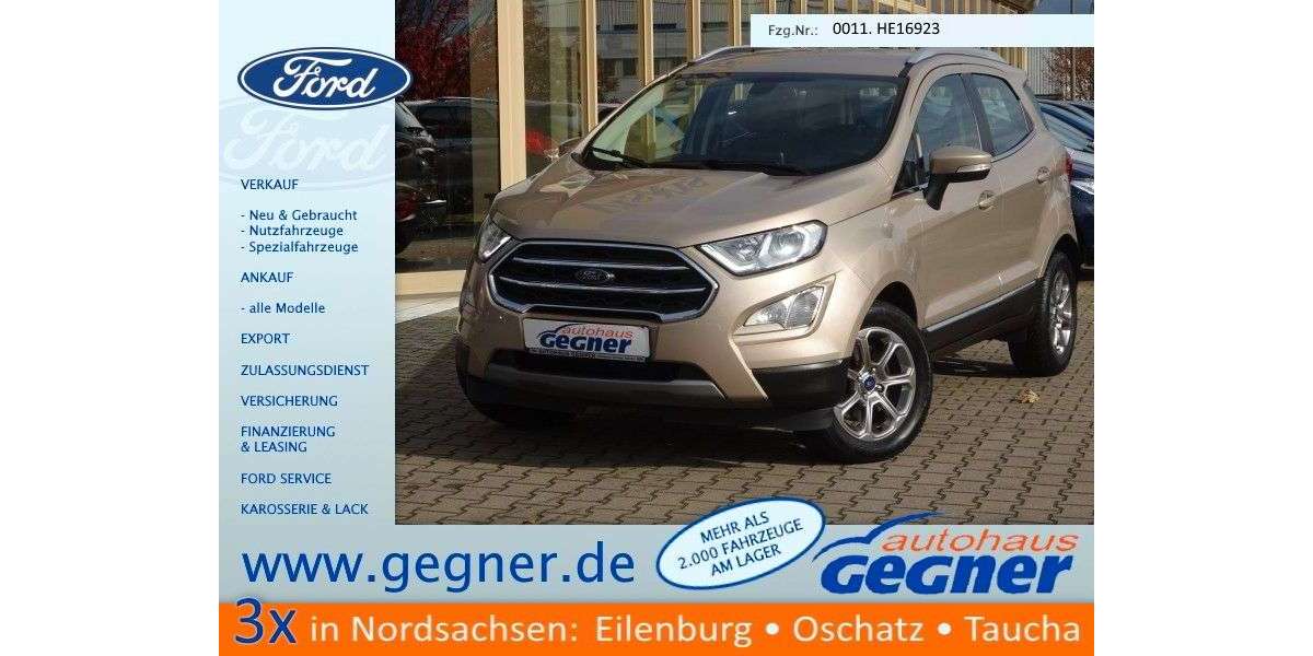 Ford EcoSport 119.225 km 11.840 &euro; Eilenburg 04838