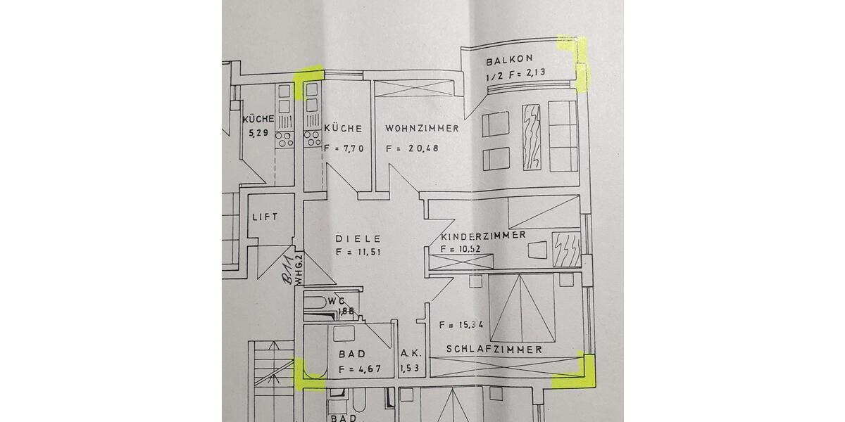 Etagenwohnung Donauwörth - 3 Zimmer, 74 m&sup2;, 253.000&euro; | Angebot:26745669
