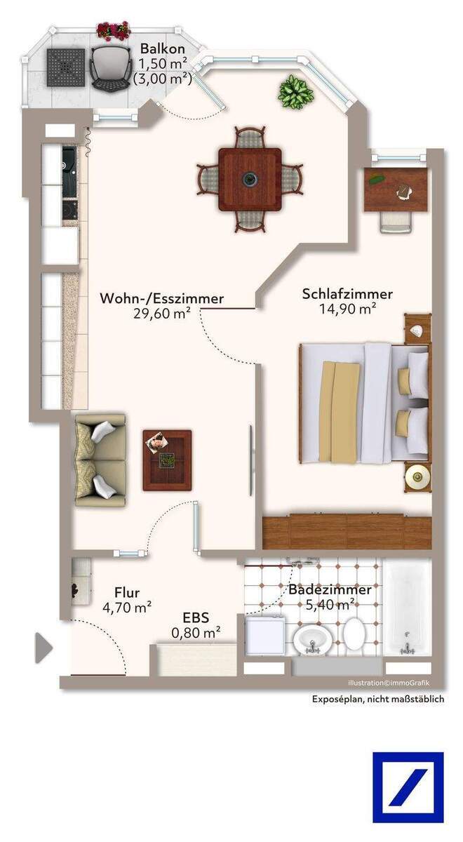 Attraktive Wohnung im begehrten Agnesviertel! 2 zimmer