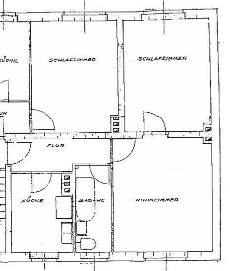 Etagenwohnung Eilenburg - 3 Zimmer, 63 m&sup2;, 465&euro; | Angebot:25986546