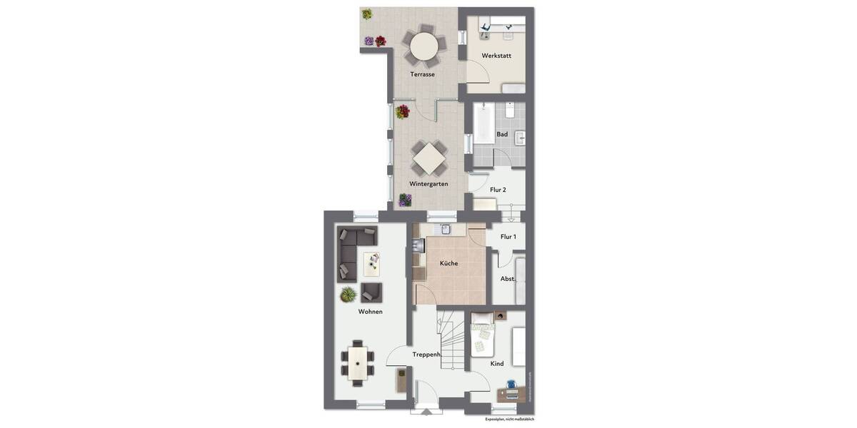 Doppelhaushälfte Rheine Schotthock - 4 Zimmer, 111 m&sup2;, 179.000&euro; | Angebot:25688665