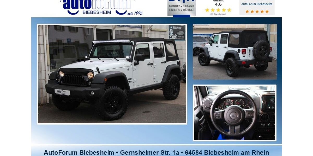 Jeep Wrangler 39.750 km 32.999 &euro; Biebesheim 64584