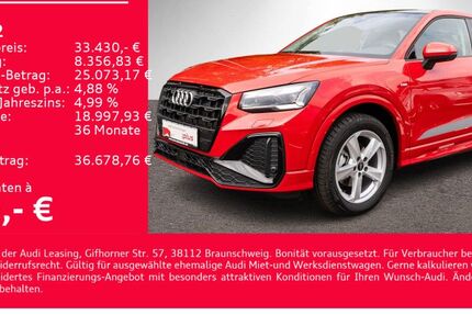 Audi Q2 4.800 km 33.430 € Heilbronn 74074