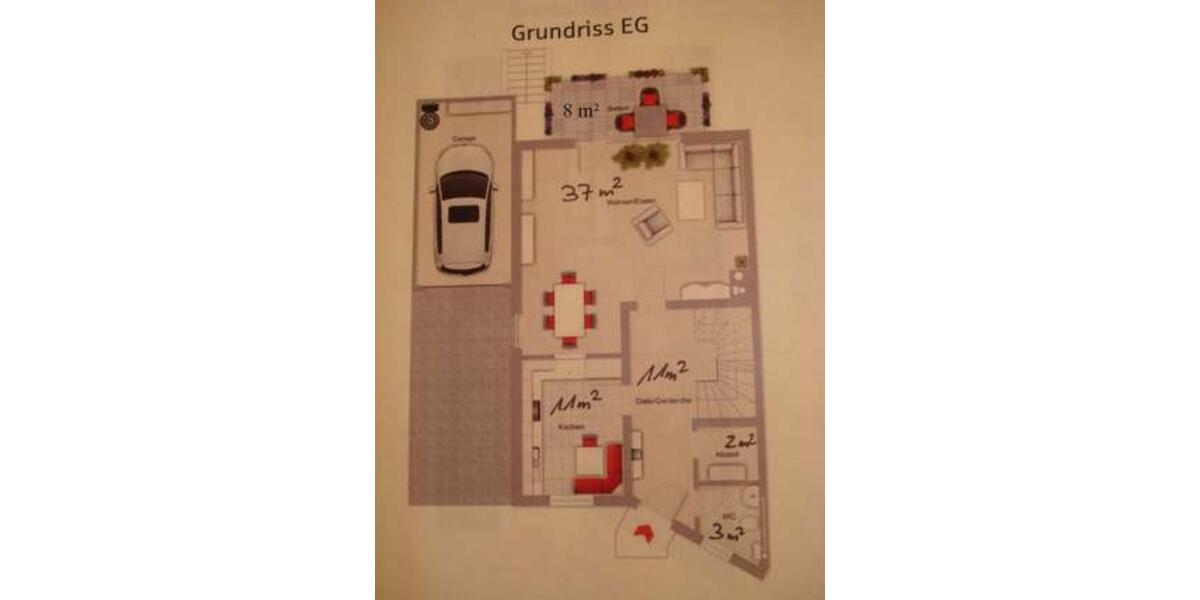 Doppelhaushälfte Wörrstadt - 4 Zimmer, 120 m&sup2;, 1.320&euro; | Angebot:26025473