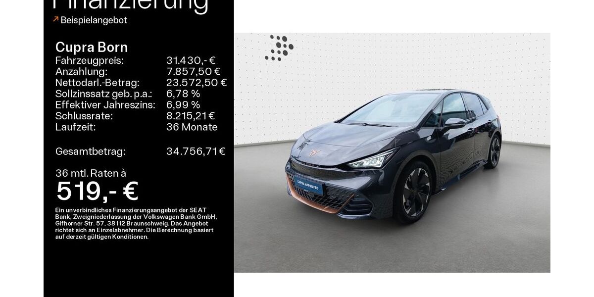 Cupra Born 26.450 km 31.430 € Hofheim-Diedenbergen 65719